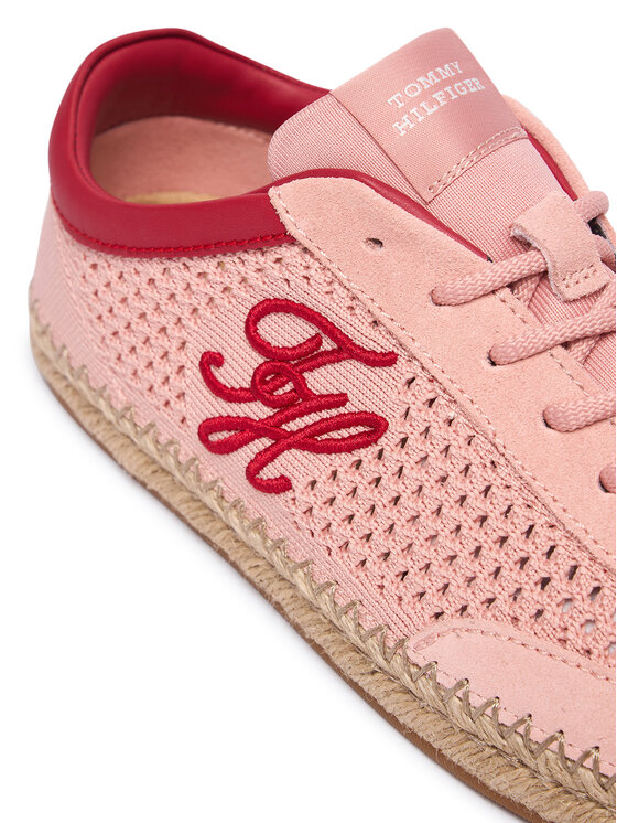 Tommy Hilfiger Tommy Hilfiger Espadrilės Th Heritage Rope Sneaker FW0FW09406 Rožinė