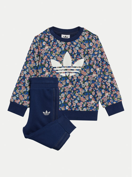 adidas Tepláková súprava Liberty London JC8049 Tmavomodrá Regular Fit