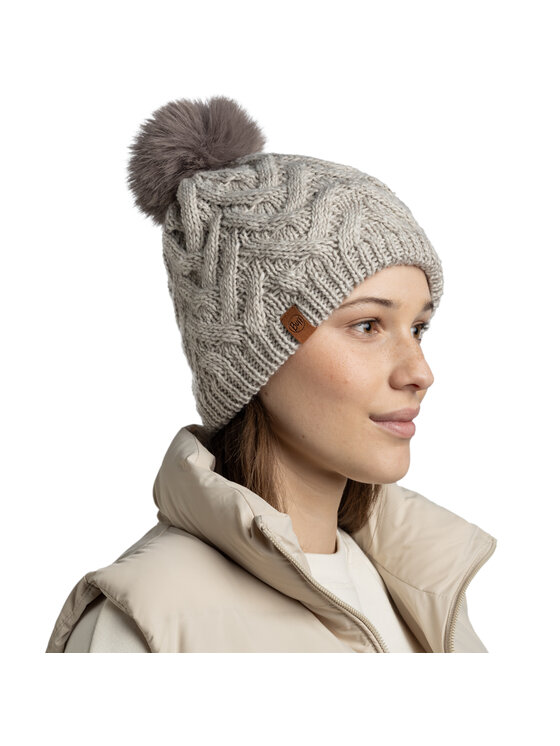 Buff Buff Berretto Knitted Fleece Caryn Beanie Grigio