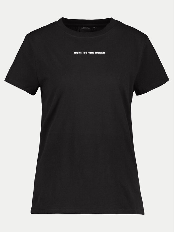 Didriksons Didriksons T-shirt Ingarö 505542 Crna Regular Fit