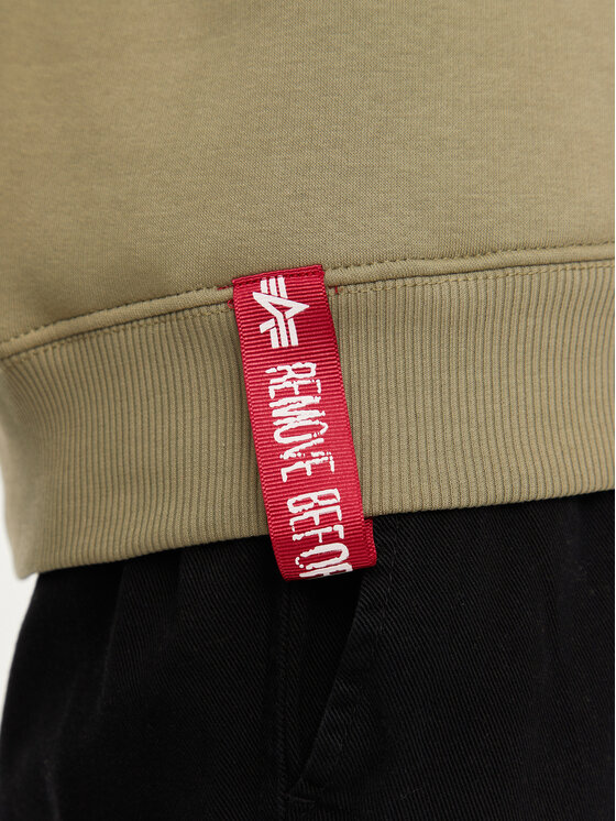Alpha Industries Alpha Industries Mikina Basic 178302 Zelená Regular Fit