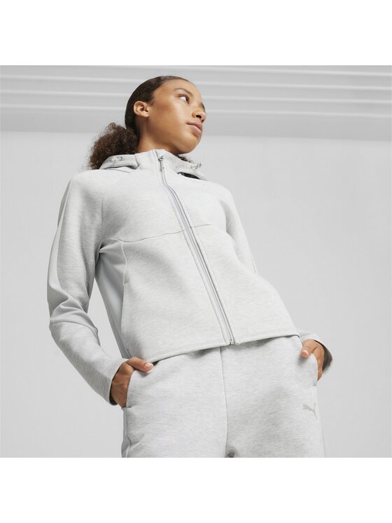 Puma Puma Bluza 677878 Szary Regular Fit