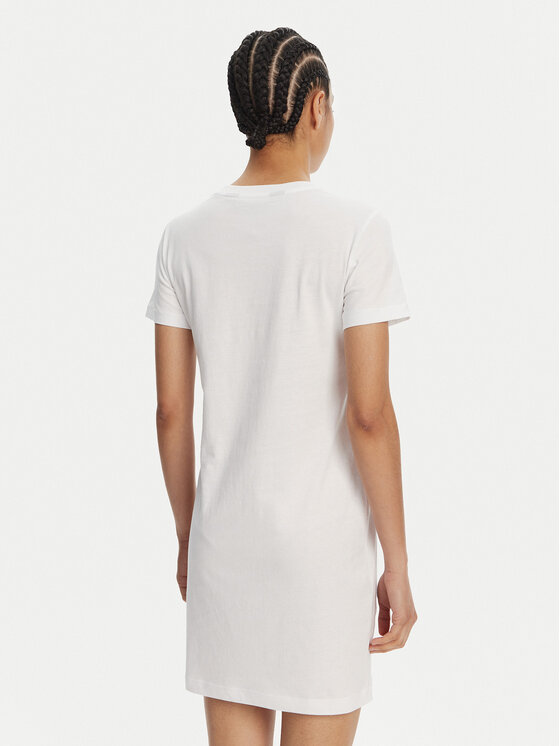 Just Cavalli Just Cavalli Ежедневна рокля 78PAOE15 Бял Regular Fit