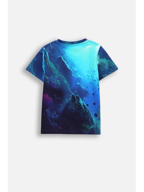 Coccodrillo Coccodrillo T-Shirt WC5143202IBK-014 Niebieski Regular Fit