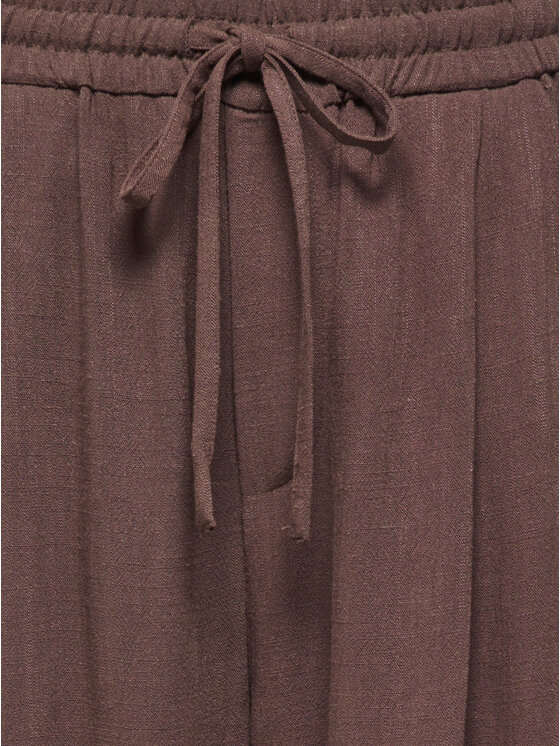ONLY ONLY Hlače iz tkanine Siesta 15373197 Rjava Regular Fit