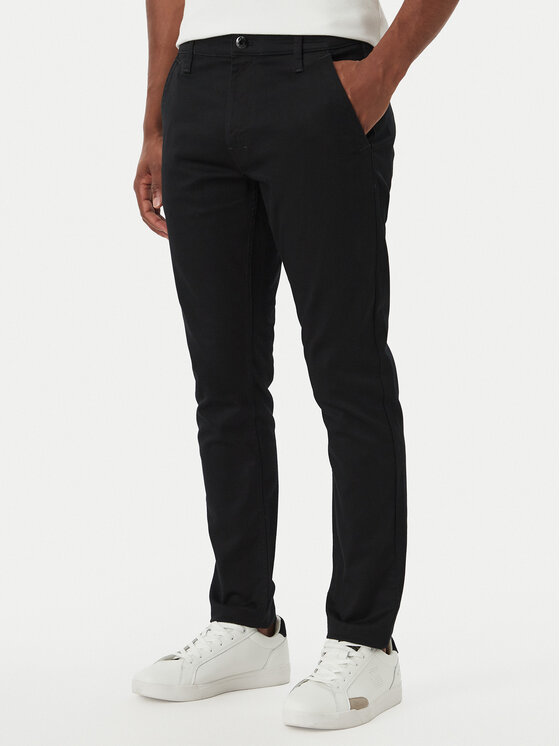 G-Star Raw Pantaloni chino Chino 3.0 D25179 C105 Negru Skinny Fit