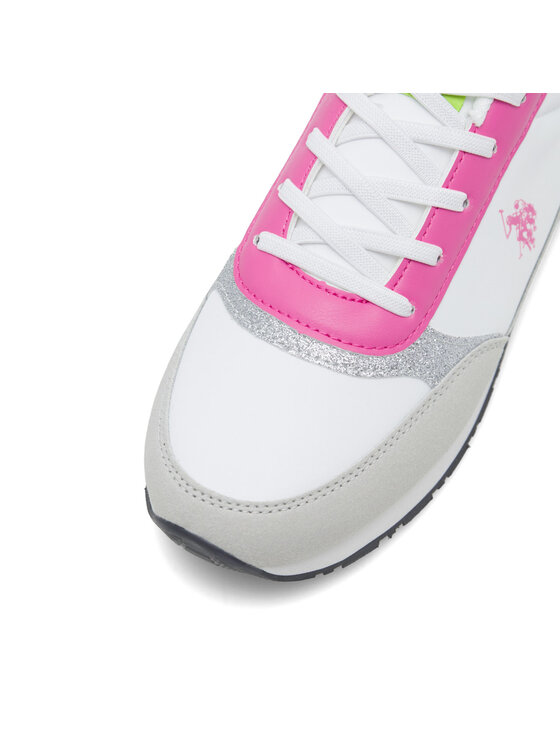U.S. Polo Assn. U.S. Polo Assn. Sneakersy NOBIK013 Biele zlato