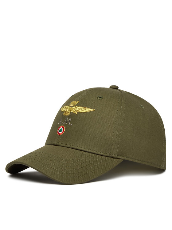 Aeronautica Militare Aeronautica Militare Kepurė su snapeliu 261HA1100UCT02848 Žalia