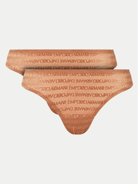 Emporio Armani Underwear Emporio Armani Underwear Set od 2 para tangica 163333 3F204 01656 Smeđa
