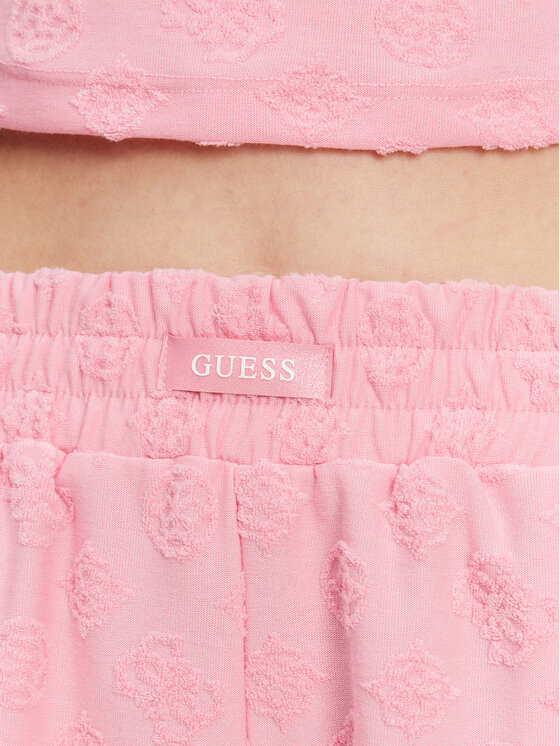 Guess Guess Sporta šorti V5GD16 KCT02 Rozā Regular Fit