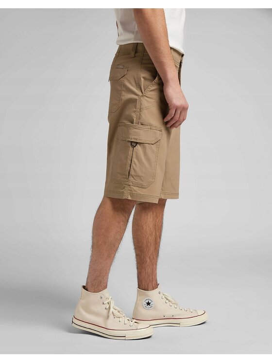 Lee Lee Szorty materiałowe XM Crossroad Cargo Short Extreme Motion Beżowy Cargo Fit