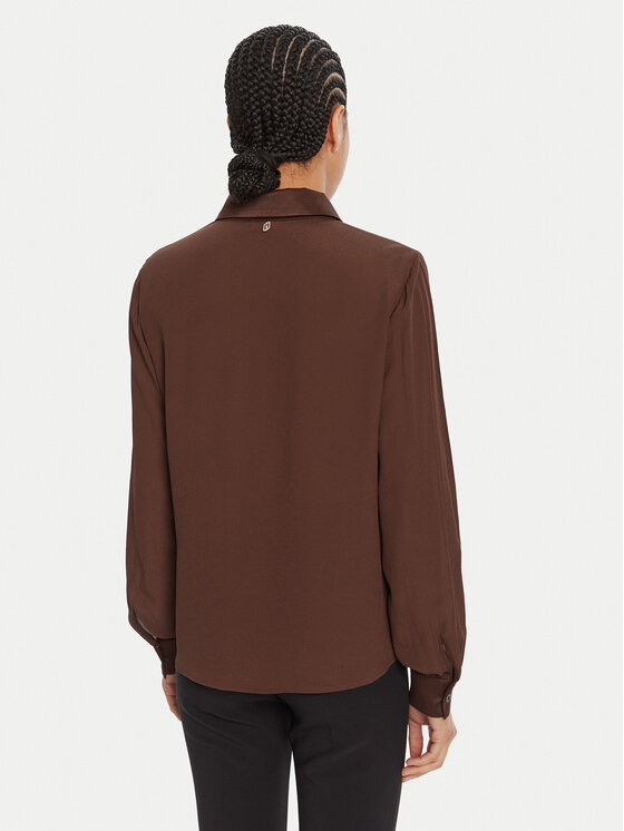 Liu Jo Liu Jo Srajca MF5106 T2578 Rjava Regular Fit