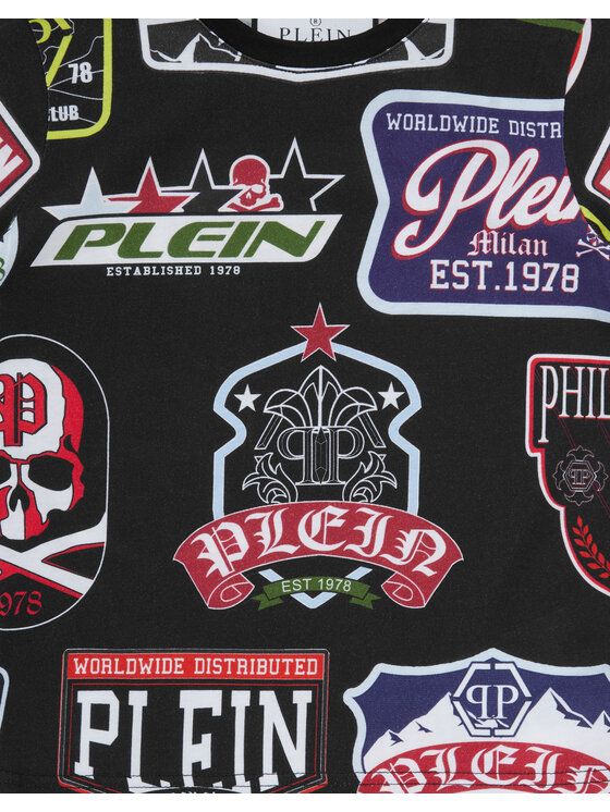 PHILIPP PLEIN PHILIPP PLEIN T-shirt 19741 Nero Regular Fit