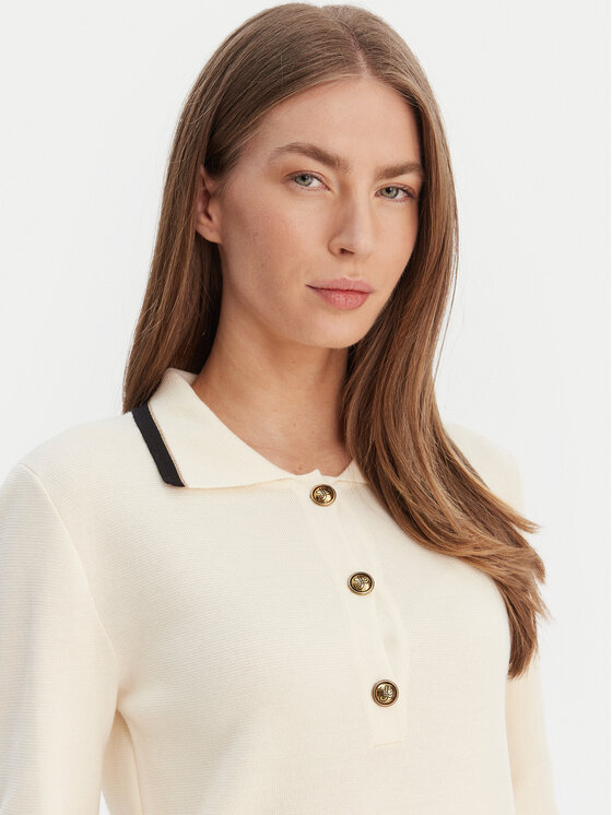 Luisa Spagnoli Luisa Spagnoli Sukienka dzianinowa Mariolina 100305 Beżowy Regular Fit