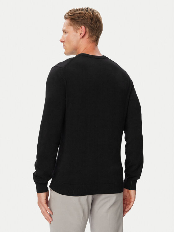 Lacoste Lacoste Sweter AH1951 Czarny Regular Fit