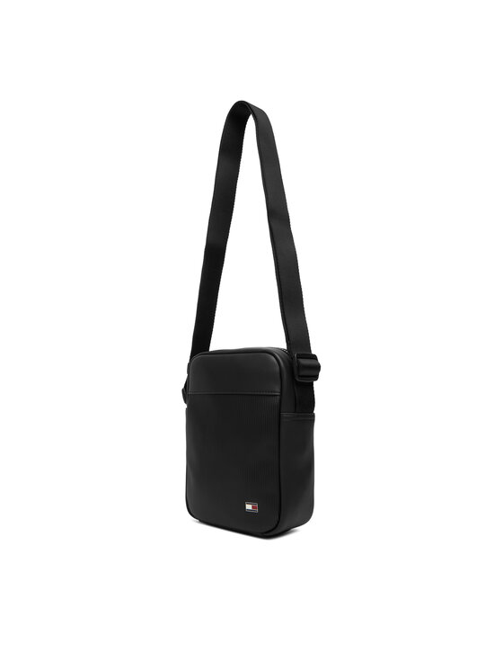 Tommy Hilfiger Tommy Hilfiger Geantă crossover Th Flag Mini Reporter AM0AM14015 Negru