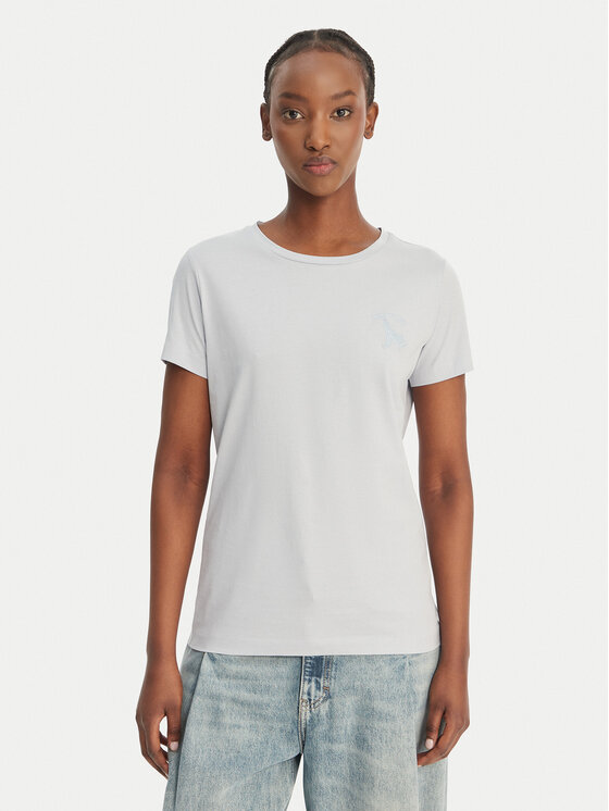 BOSS BOSS T-krekls C_Elove_4 50559077 Zils Slim Fit