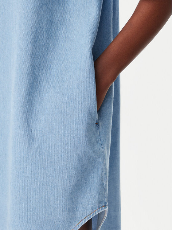 Tommy Jeans Tommy Jeans Rochie de blugi DW0DW20112 Albastru Relaxed Fit
