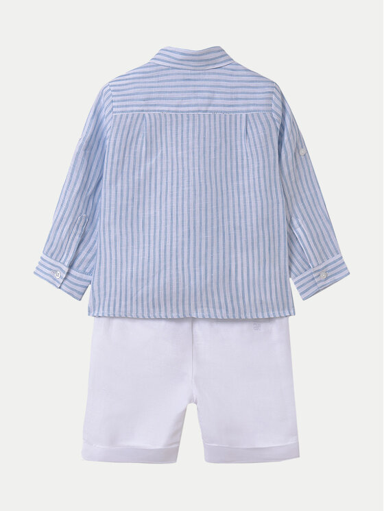 Abel & Lula Abel & Lula Completo camicia e pantaloncini 05252 Bianco Regular Fit