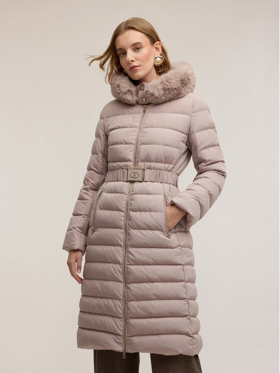 Motivi Motivi Giubbotto piumino F903Q000730N002 Écru Slim Fit