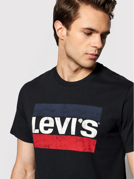 Levi's® Levi's® Tricou Sportswear Graphic Tee 39636-0050 Negru Regular Fit