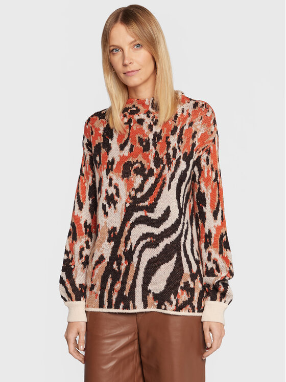 Olsen Pulover Cora 11003836 Colorat Relaxed Fit