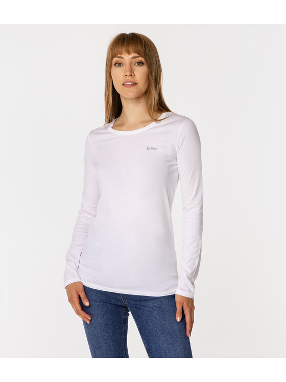 Lee Cooper Lee Cooper T-Shirt HELIA Biały Regular Fit
