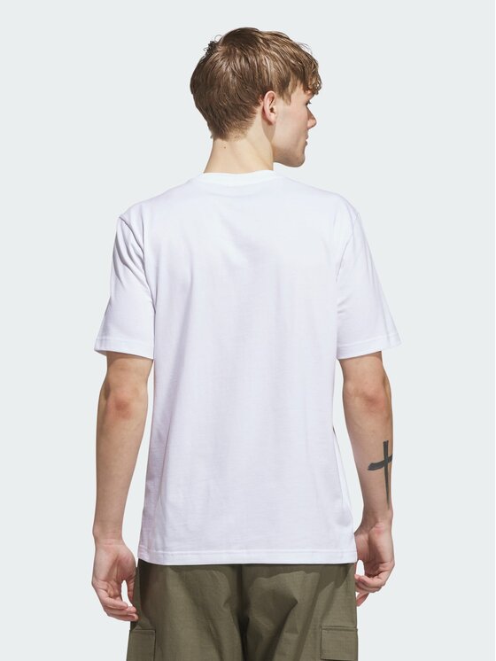 adidas adidas T-Shirt 165402 Biały Regular Fit