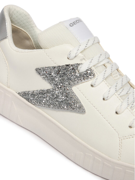 Geox Geox Sneakersy J Mikiroshi Girl J45DVA 054EW C0007 D Biały