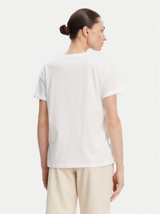 Liu Jo Liu Jo Tricou WA5007 JS923 Alb Relaxed Fit