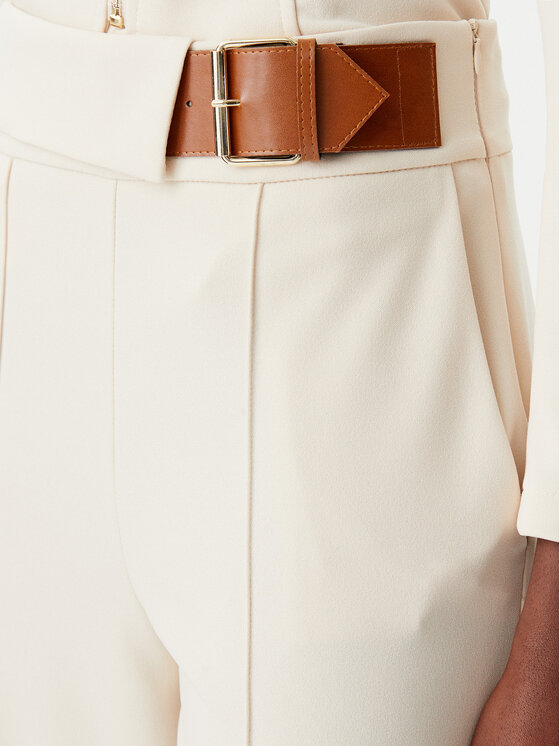 Rinascimento Rinascimento Pantaloni di tessuto CFC0122936003 Beige Regular Fit