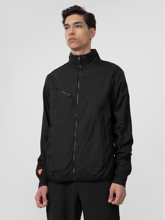4F 4F Vatovaná bunda H4L22KUMP061-20S Čierna Regular Fit