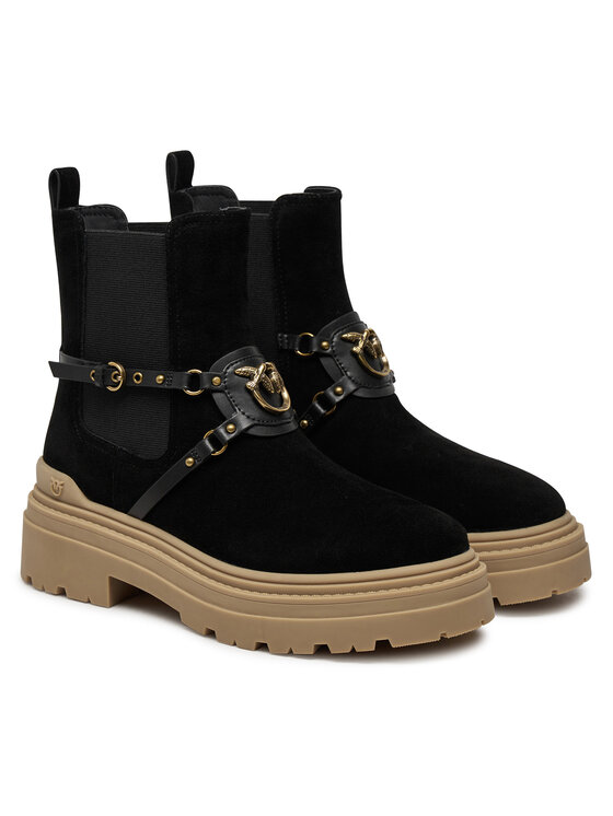 PINKO PINKO Gležnjarji Chelsea Mia 10 SD0143 P045 Črna