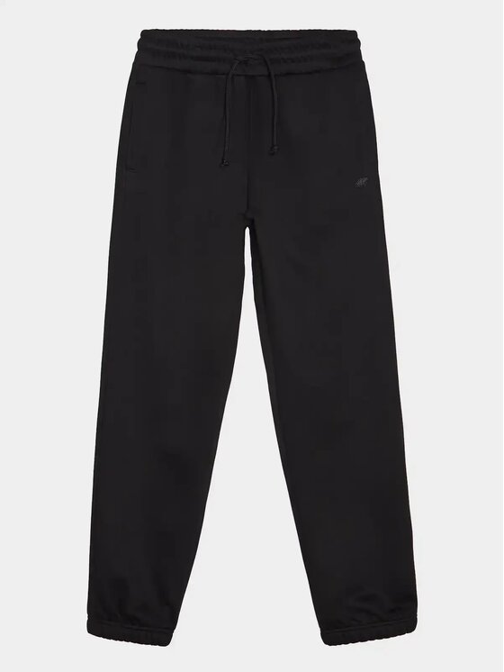 4F 4F Spodnie dresowe 4FWAW24TTROF0819-20S Czarny Regular Fit
