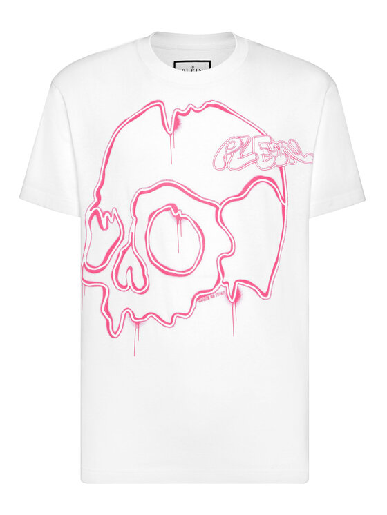 PHILIPP PLEIN PHILIPP PLEIN T-Shirt 9899 Biały Regular Fit