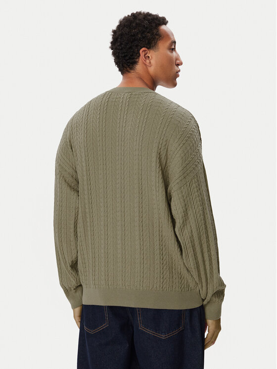 adidas adidas Sweter KR9767 Beżowy Loose Fit