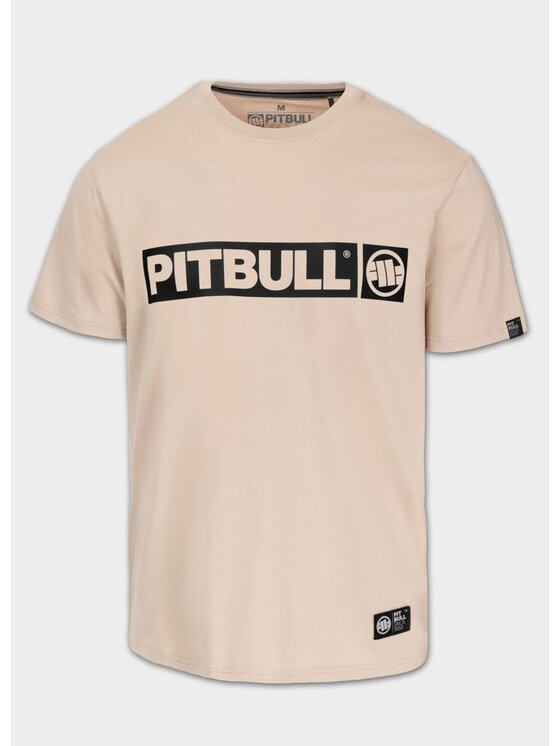 PITBULL PITBULL T-Shirt HILLTOP Beżowy Regular Fit