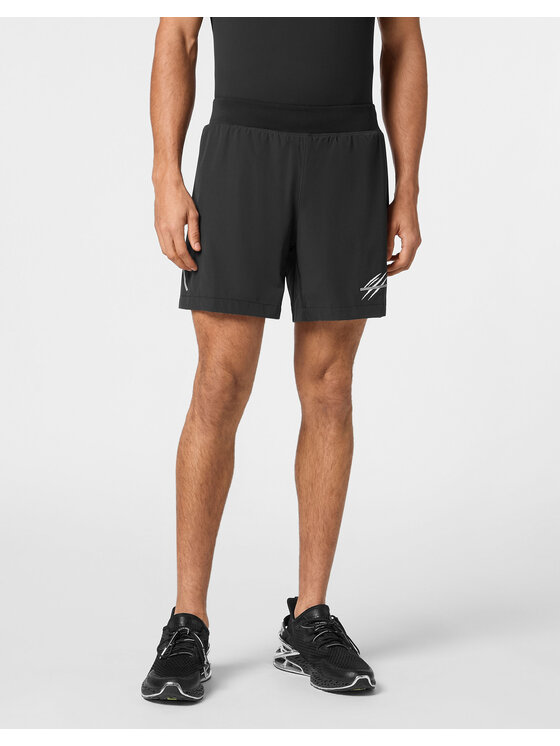 Plein Sport Plein Sport Pantaloncini 22995 Nero Jogger Fit
