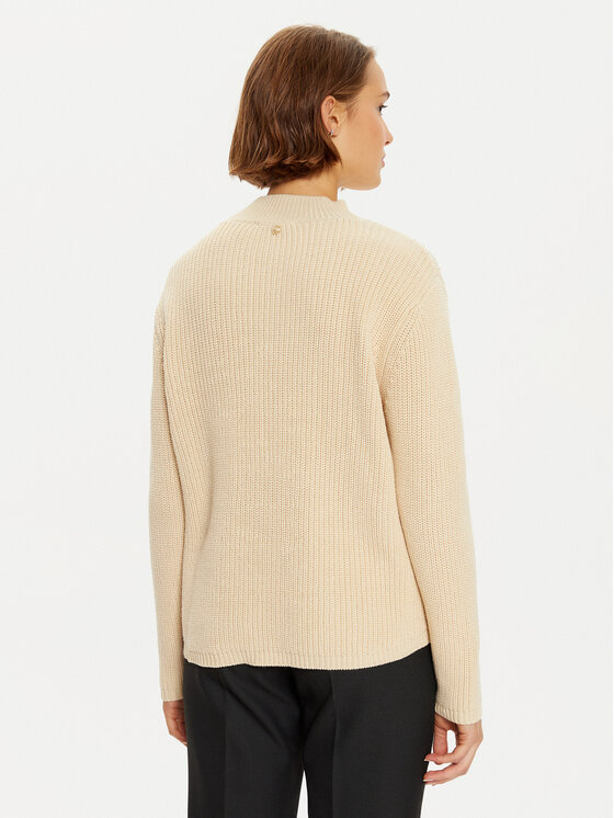 LOLA CASADEMUNT LOLA CASADEMUNT Sweter LF2411010 Écru Regular Fit