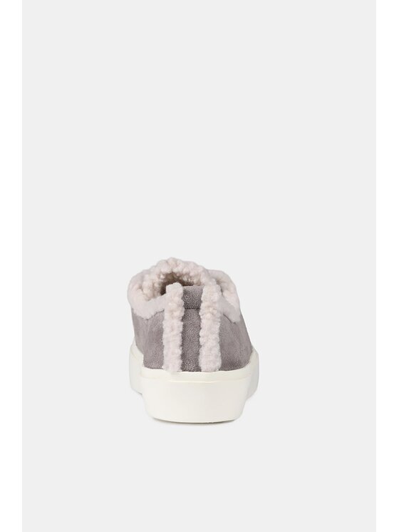 Inuikii Inuikii Sneakersy Shearling Low Šedá