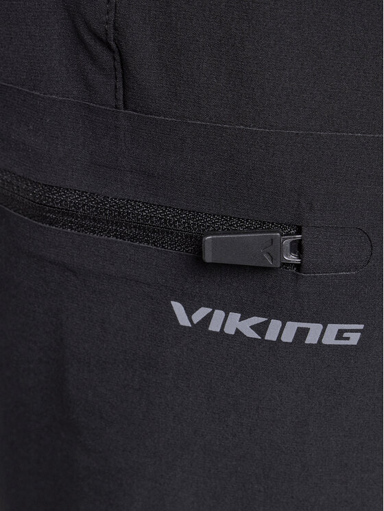 Viking Viking Spodnie outdoor 900/23/2409 Czarny Regular Fit