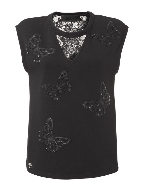 PHILIPP PLEIN PHILIPP PLEIN Felpa 30748 Nero Regular Fit