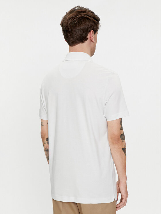 Baldessarini Baldessarini Tricou polo B4 10044/000/5190 Alb Regular Fit