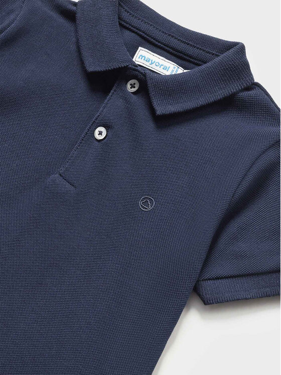Mayoral Mayoral Polo 102 Granatowy Regular Fit