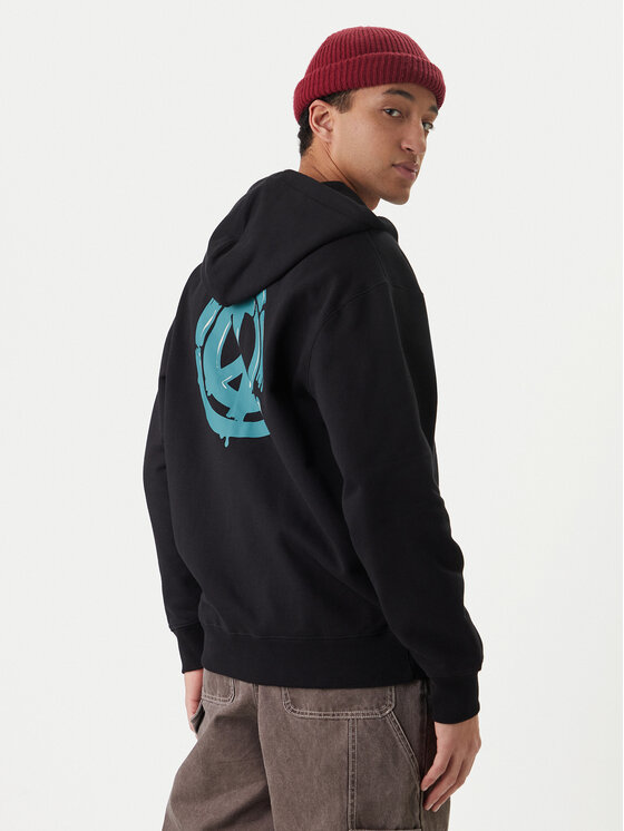 Element Element Pulóver Paint Brush ELYSF00310 Fekete Relaxed Fit