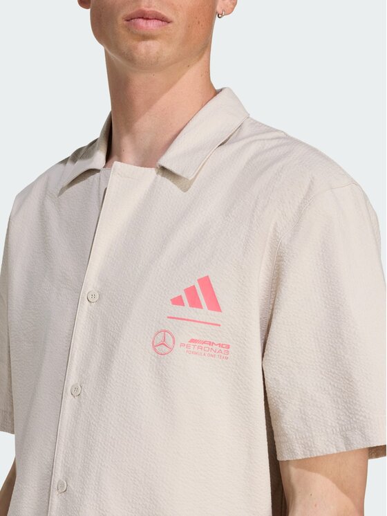 adidas adidas Koszula AMG Petronas Formula One Team Summer Beżowy Loose Fit