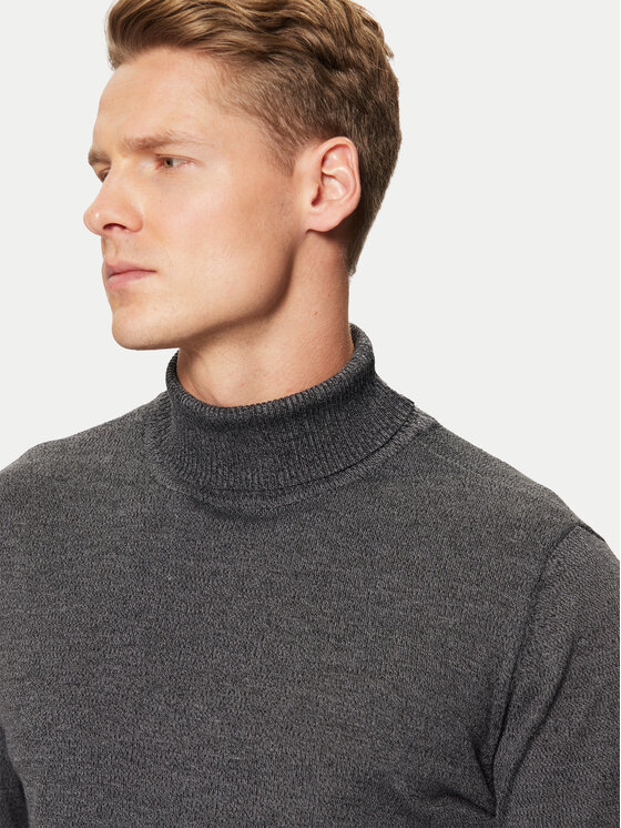 Blend Blend Rollkragenpullover 20717261 Schwarz Regular Fit