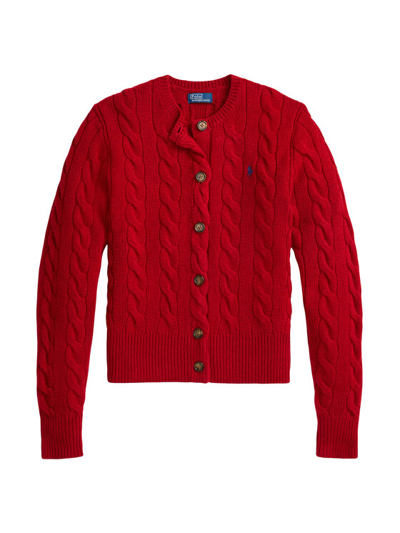 Polo Ralph Lauren Polo Ralph Lauren Кардиган 211972104013 Червен Slim Fit