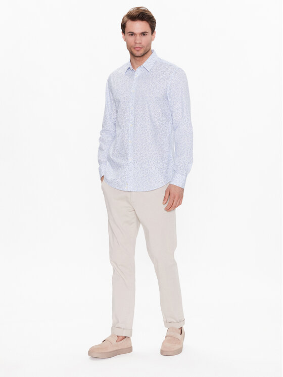 United Colors Of Benetton Camicia 58Z2UQ00W Bianco Regular Fit Modivo