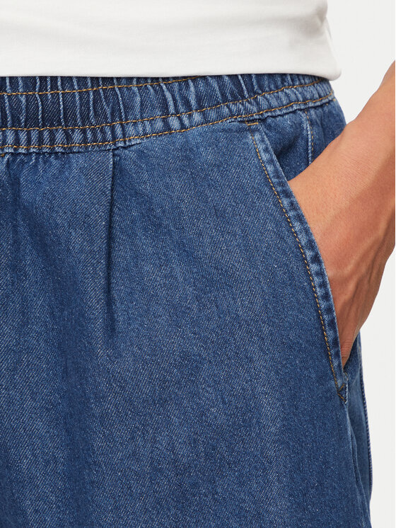 Jack & Jones Jack & Jones Džínsové šortky Tony 12250090 Modrá Loose Fit